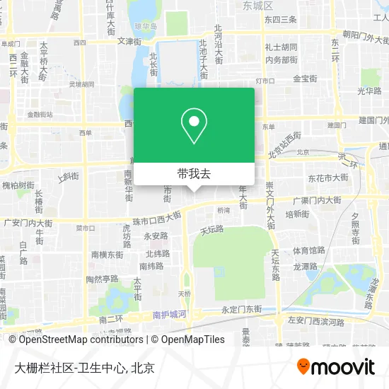 大栅栏社区-卫生中心地图