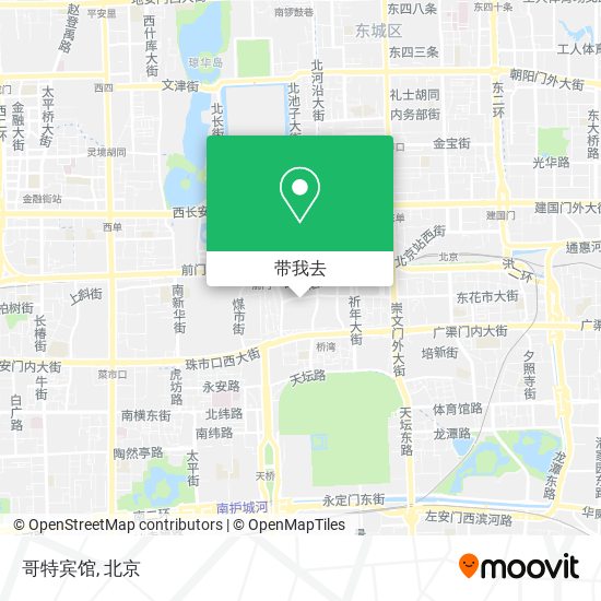 哥特宾馆地图