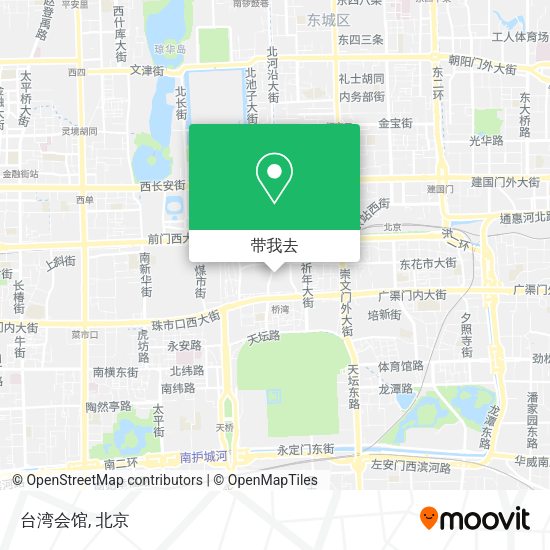 台湾会馆地图
