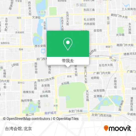 台湾会馆地图