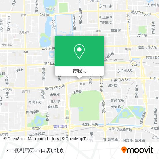 711便利店(珠市口店)地图