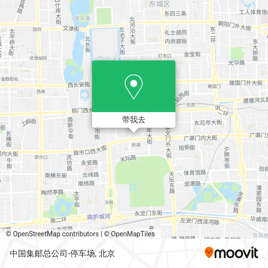 中国集邮总公司-停车场地图