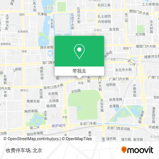收费停车场地图