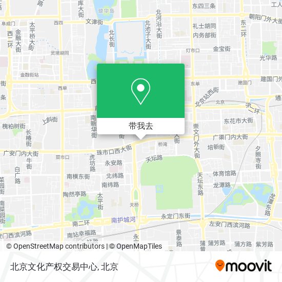北京文化产权交易中心地图
