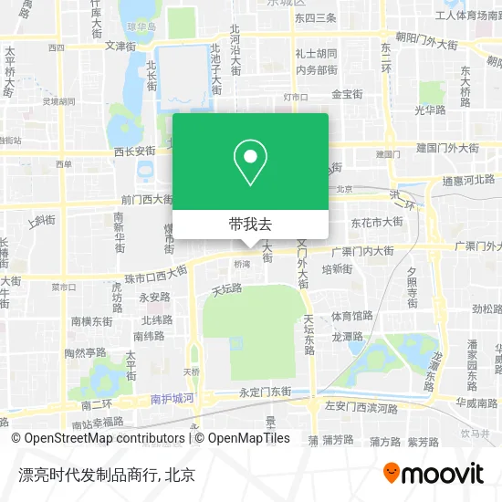 漂亮时代发制品商行地图