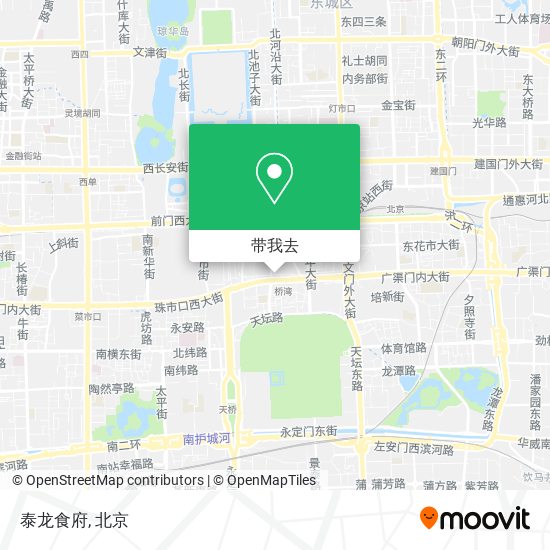 泰龙食府地图