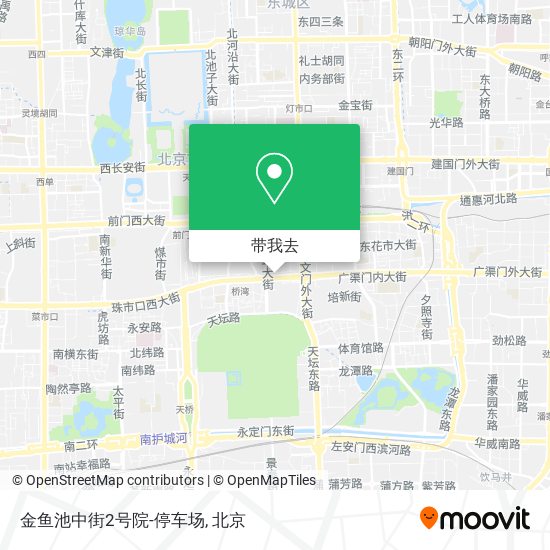 金鱼池中街2号院-停车场地图