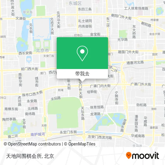 天地间围棋会所地图