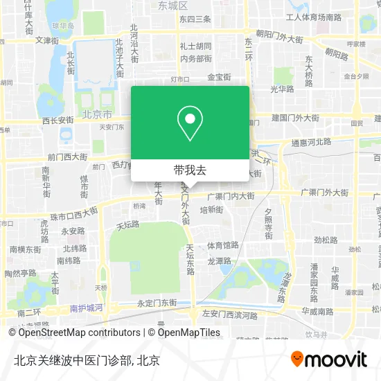 北京关继波中医门诊部地图