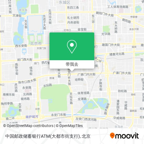 中国邮政储蓄银行ATM(大都市街支行)地图