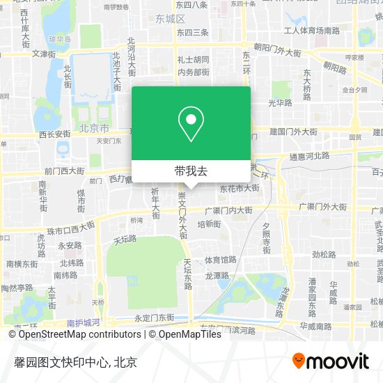 馨园图文快印中心地图