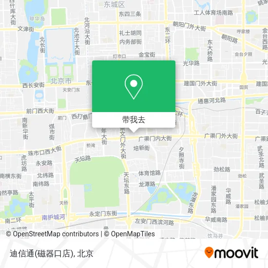 迪信通(磁器口店)地图