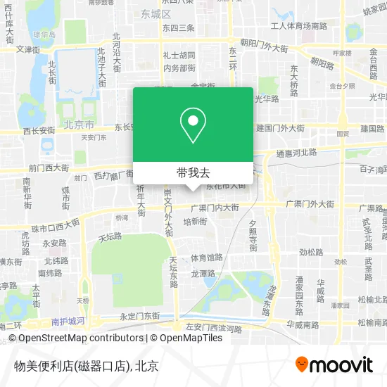 物美便利店(磁器口店)地图