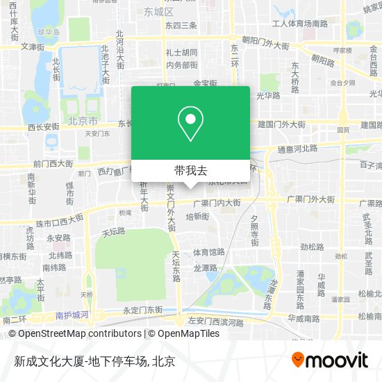 新成文化大厦-地下停车场地图