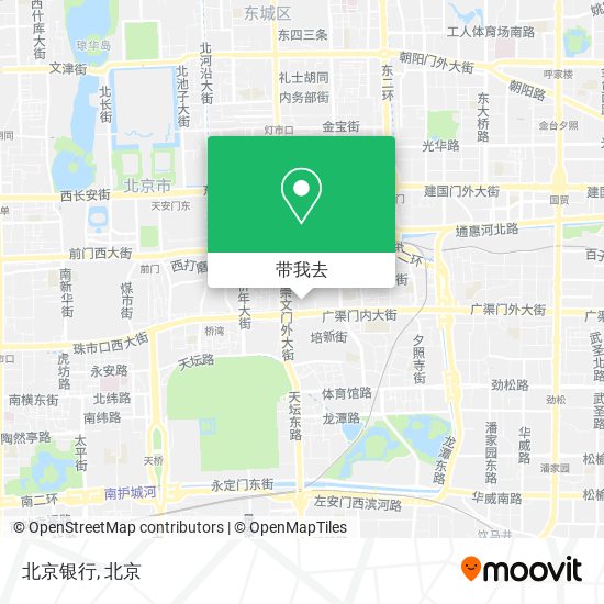 北京银行地图