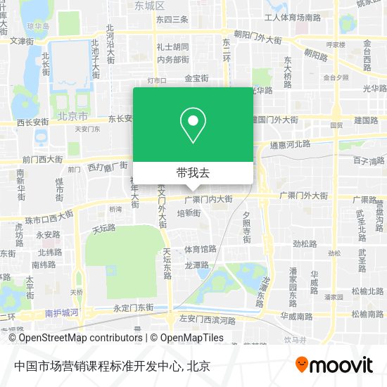 中国市场营销课程标准开发中心地图