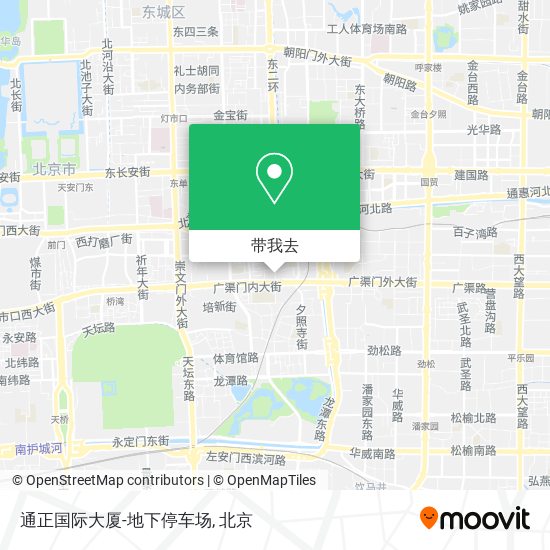通正国际大厦-地下停车场地图