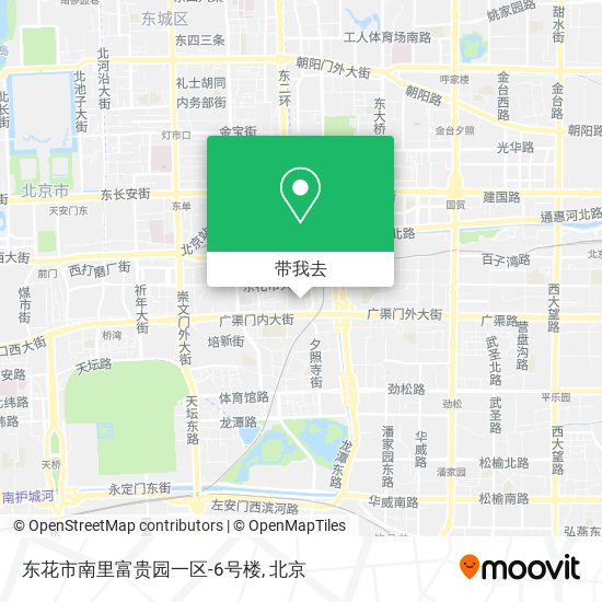 东花市南里富贵园一区-6号楼地图