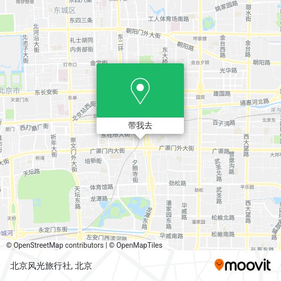 北京风光旅行社地图