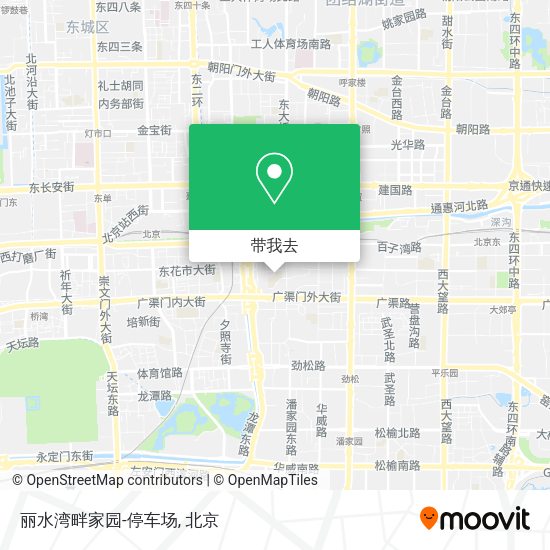 丽水湾畔家园-停车场地图