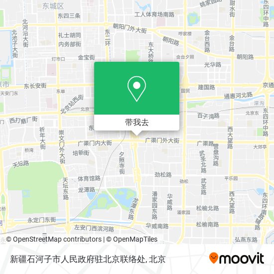 新疆石河子市人民政府驻北京联络处地图