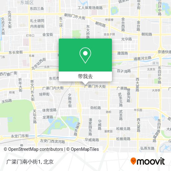 广渠门南小街1地图