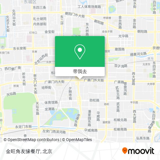 金旺角友缘餐厅地图