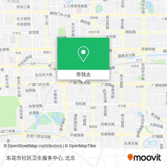 东花市社区卫生服务中心地图