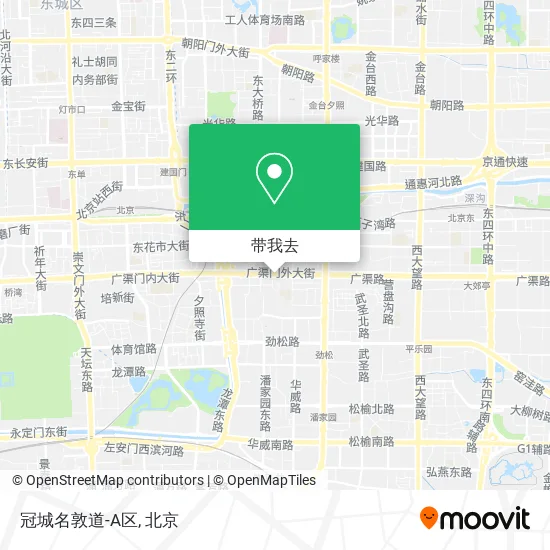 冠城名敦道-A区地图