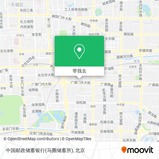 中国邮政储蓄银行(马圈储蓄所)地图