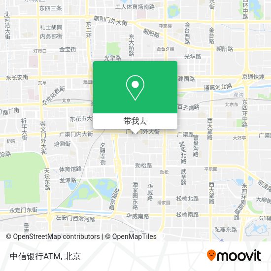中信银行ATM地图