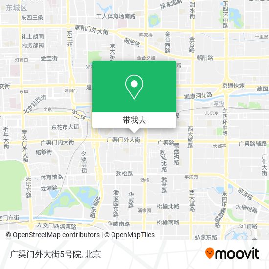 广渠门外大街5号院地图