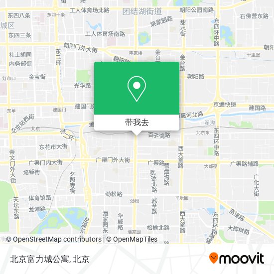 北京富力城公寓地图