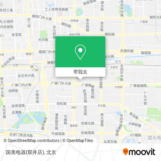 国美电器(双井店)地图
