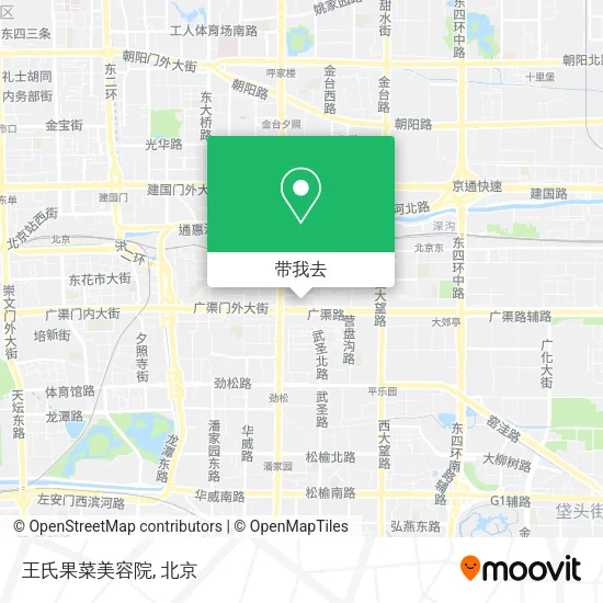王氏果菜美容院地图