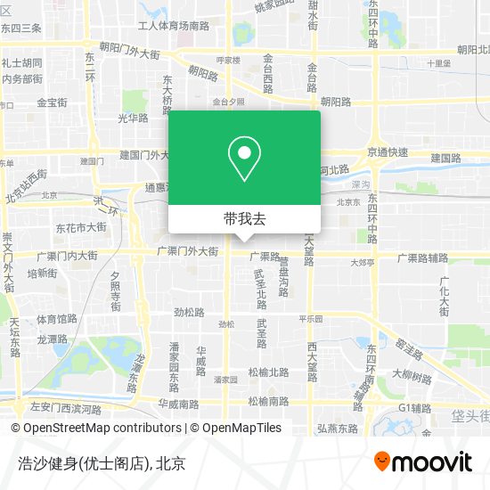 浩沙健身(优士阁店)地图