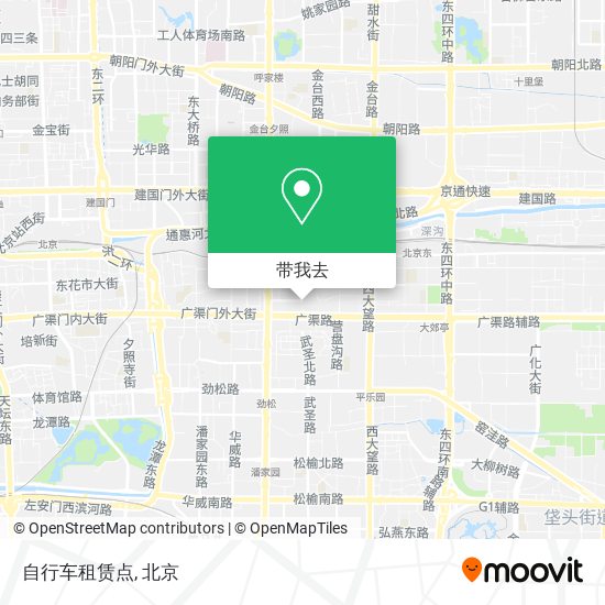 自行车租赁点地图