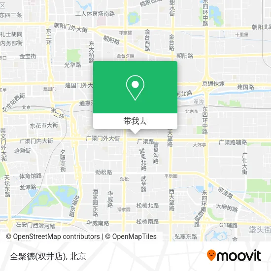 全聚德(双井店)地图