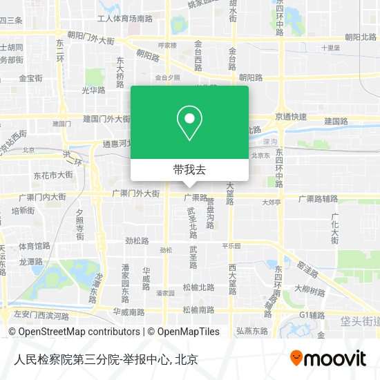 人民检察院第三分院-举报中心地图