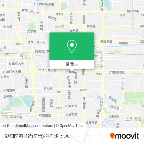 朝阳区图书馆(新馆)-停车场地图