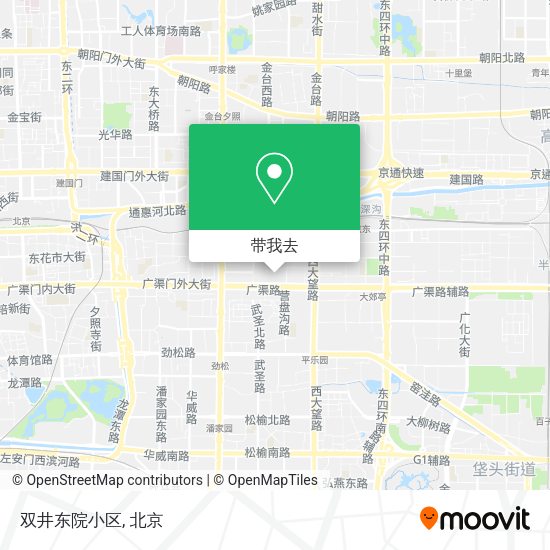 双井东院小区地图