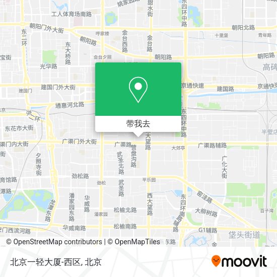 北京一轻大厦-西区地图