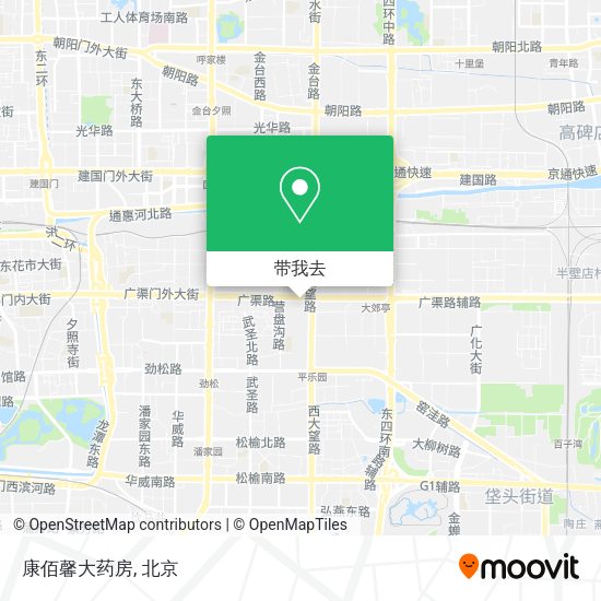 康佰馨大药房地图
