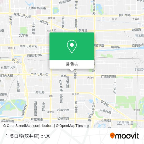 佳美口腔(双井店)地图