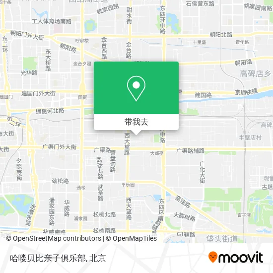 哈喽贝比亲子俱乐部地图