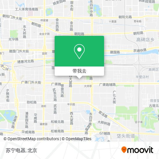 苏宁电器地图
