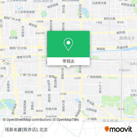 瑶新名媛(双井店)地图