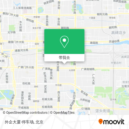 外企大厦-停车场地图