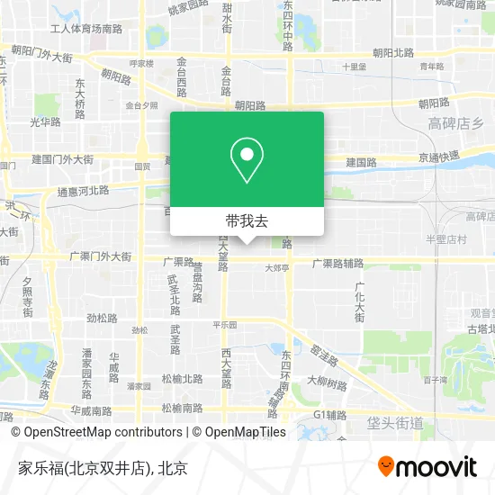 家乐福(北京双井店)地图