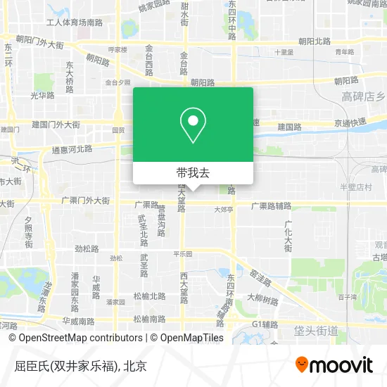 屈臣氏(双井家乐福)地图